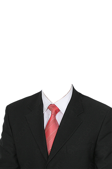 证件照西服领带psd模板相册
