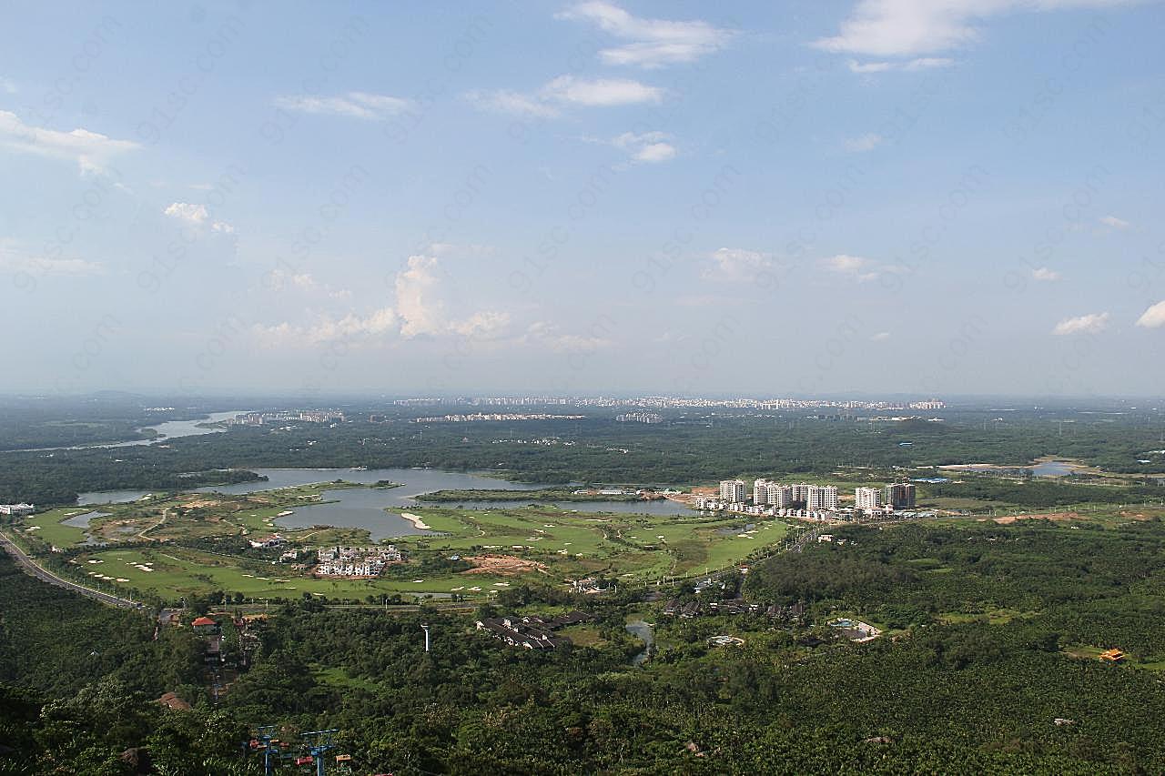 琼海市白石岭全景图片自然风景