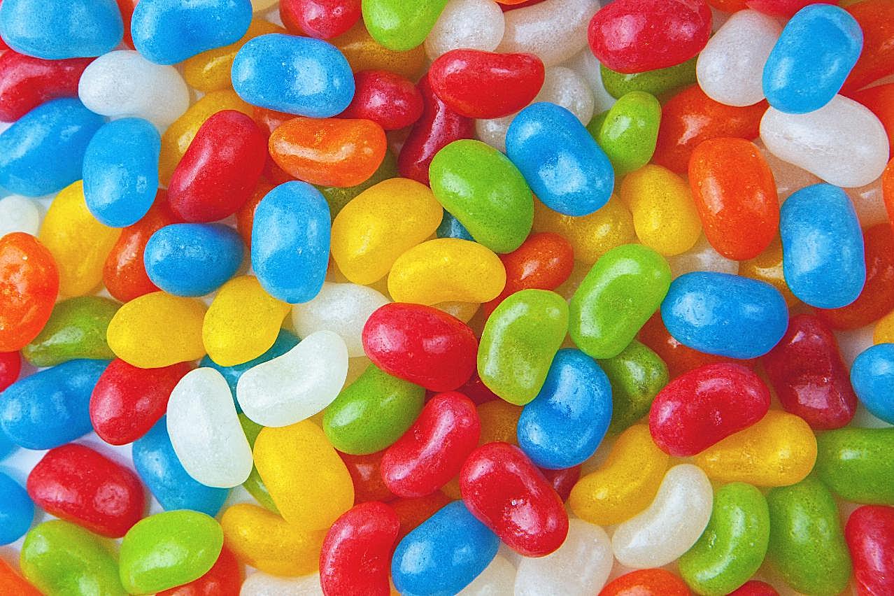 彩色糖果豆图片美食摄影