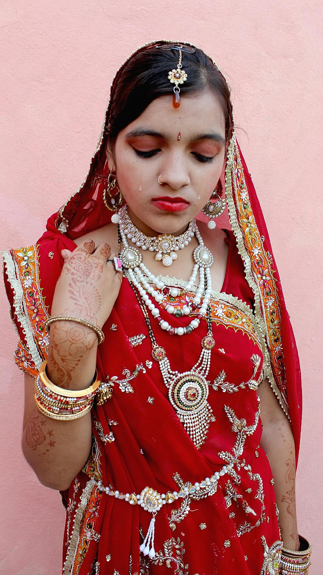 印度传统服饰人物摄影
