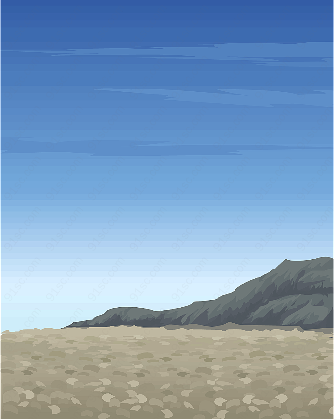 矢量风景背景_134矢量自然风景
