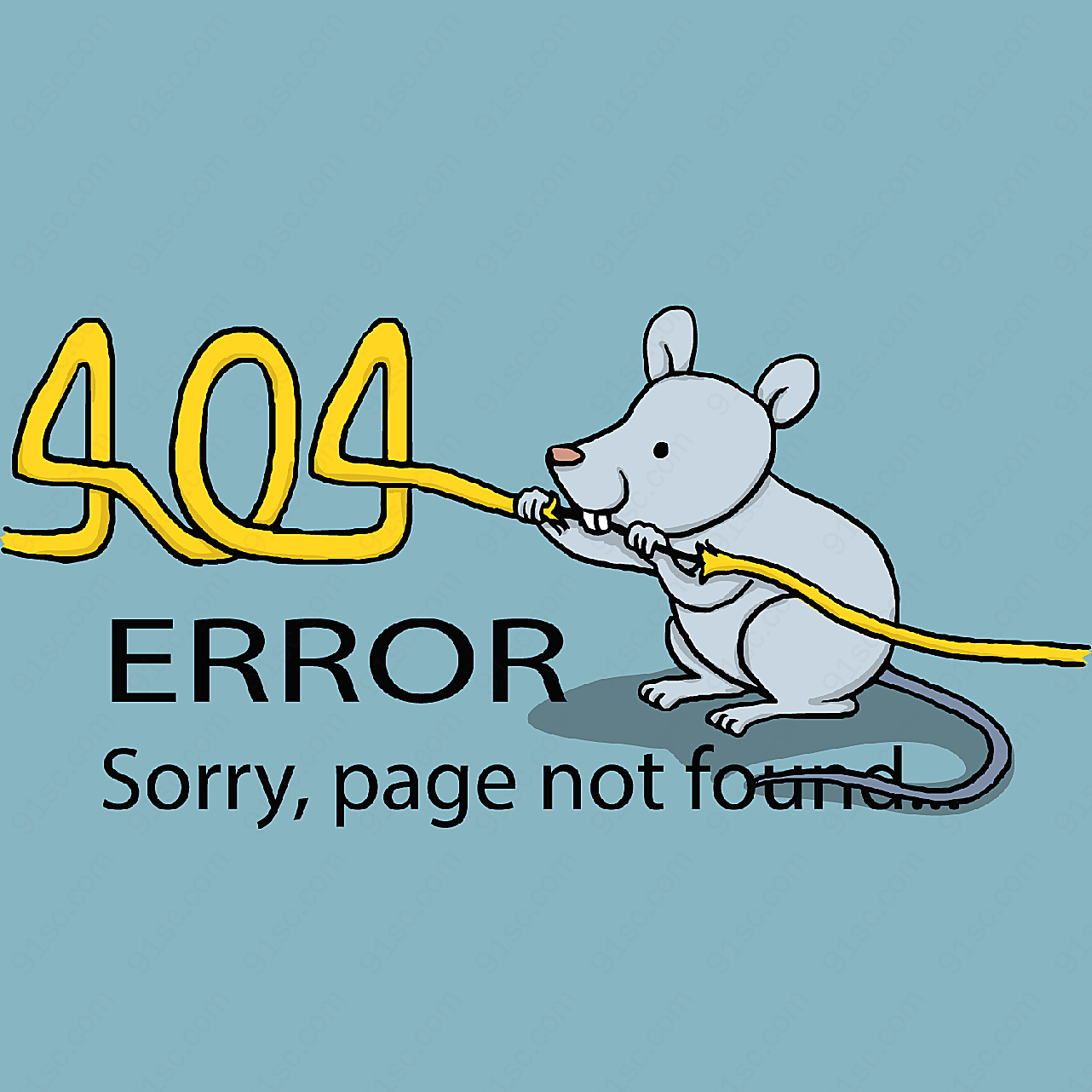 创意404页面平面广告