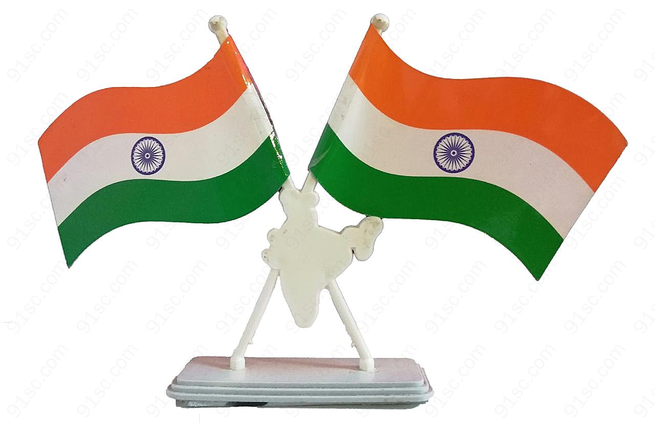 印度国旗图片高清摄影