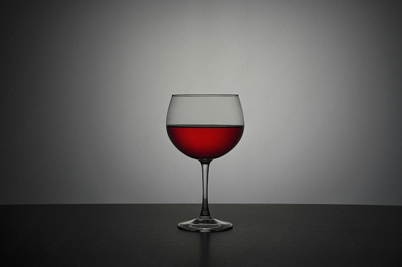 一杯红葡萄酒图片美食高清
