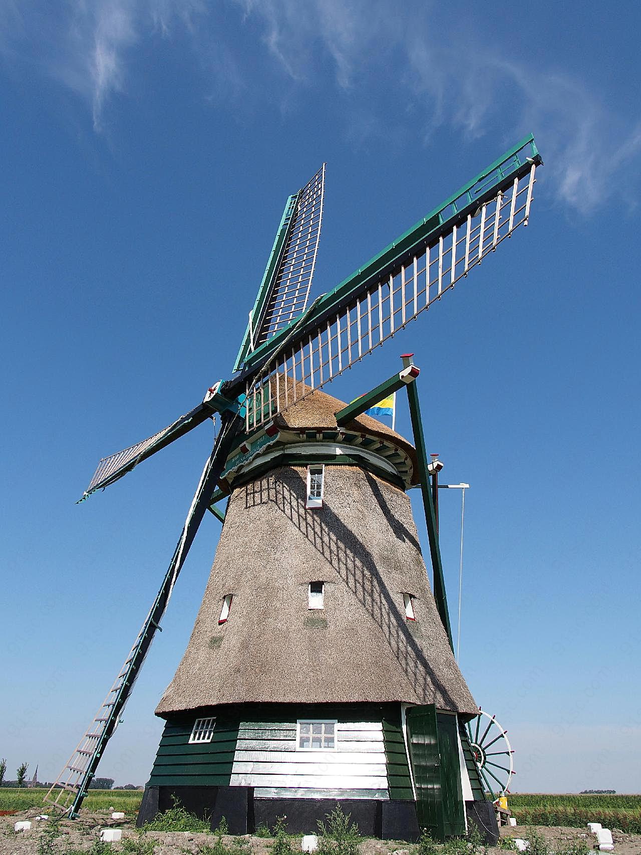 荷兰风车图片空间