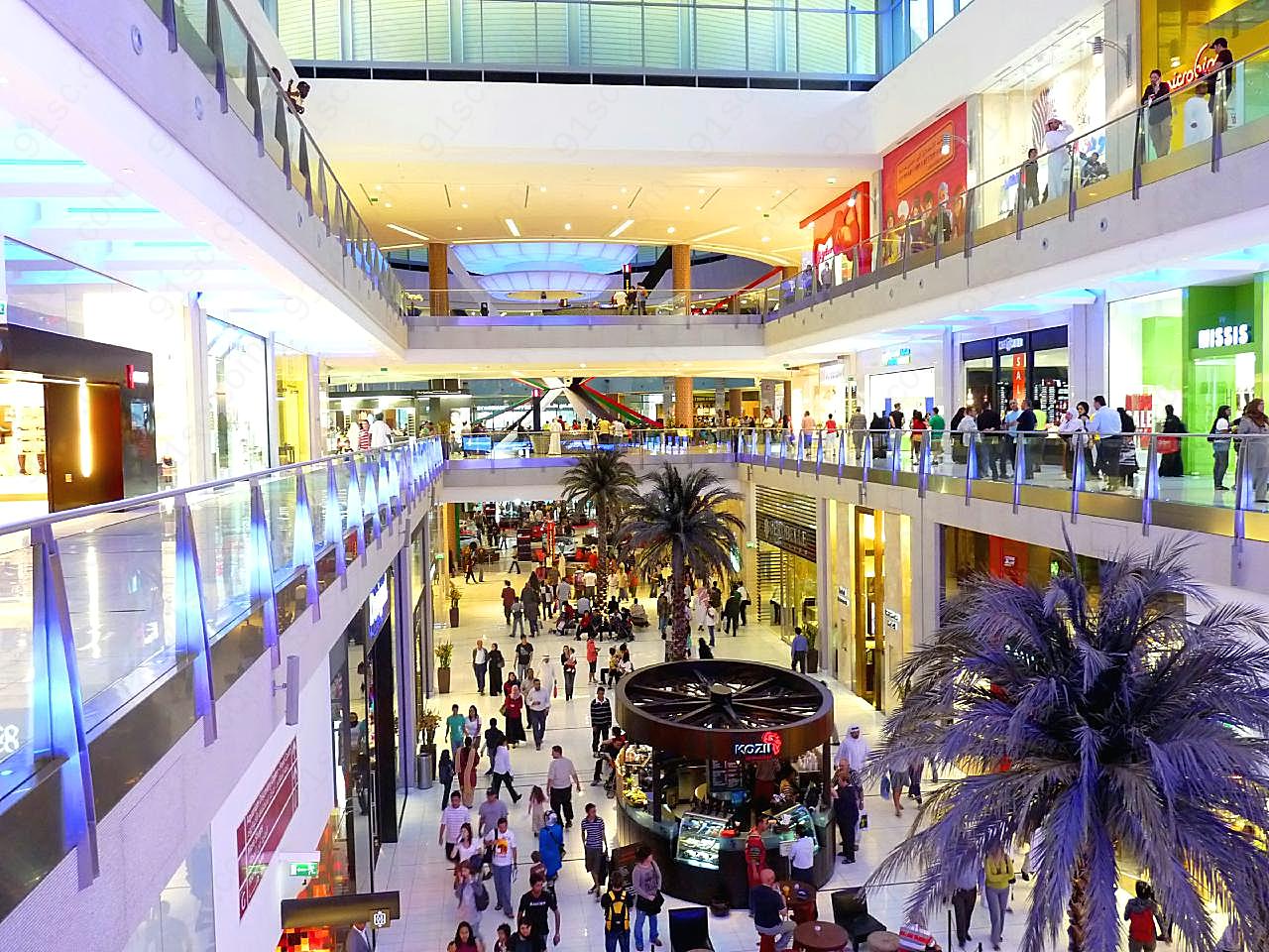 迪拜购物图片现代建筑