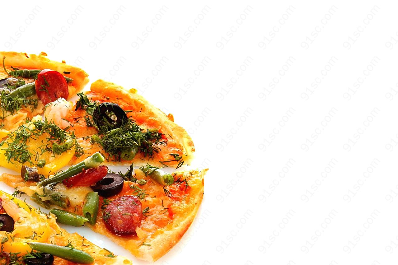 披萨美味高清图片食物