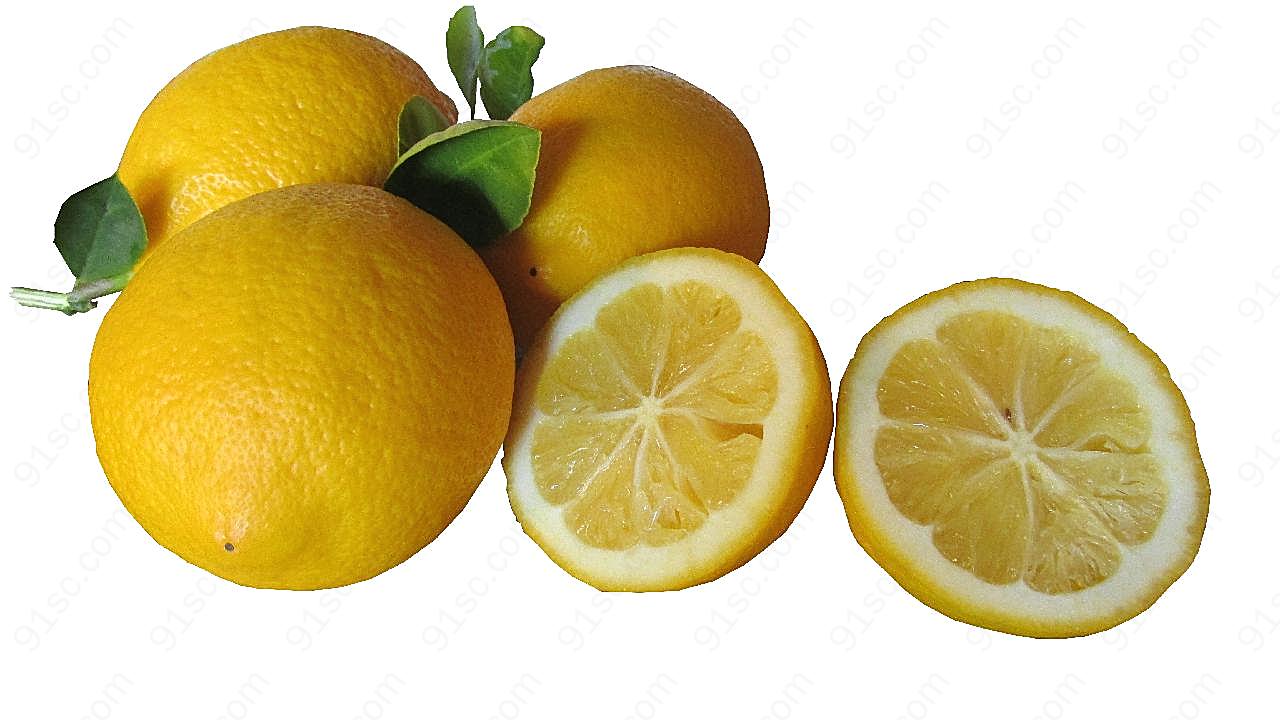 酸柠檬图片水果