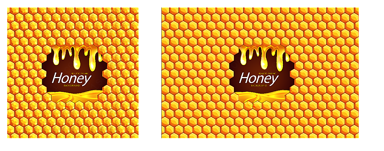 蜂蜜六边形背景矢量背景