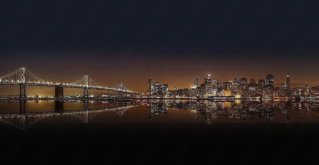 高清城市夜景壁纸图片城市景观