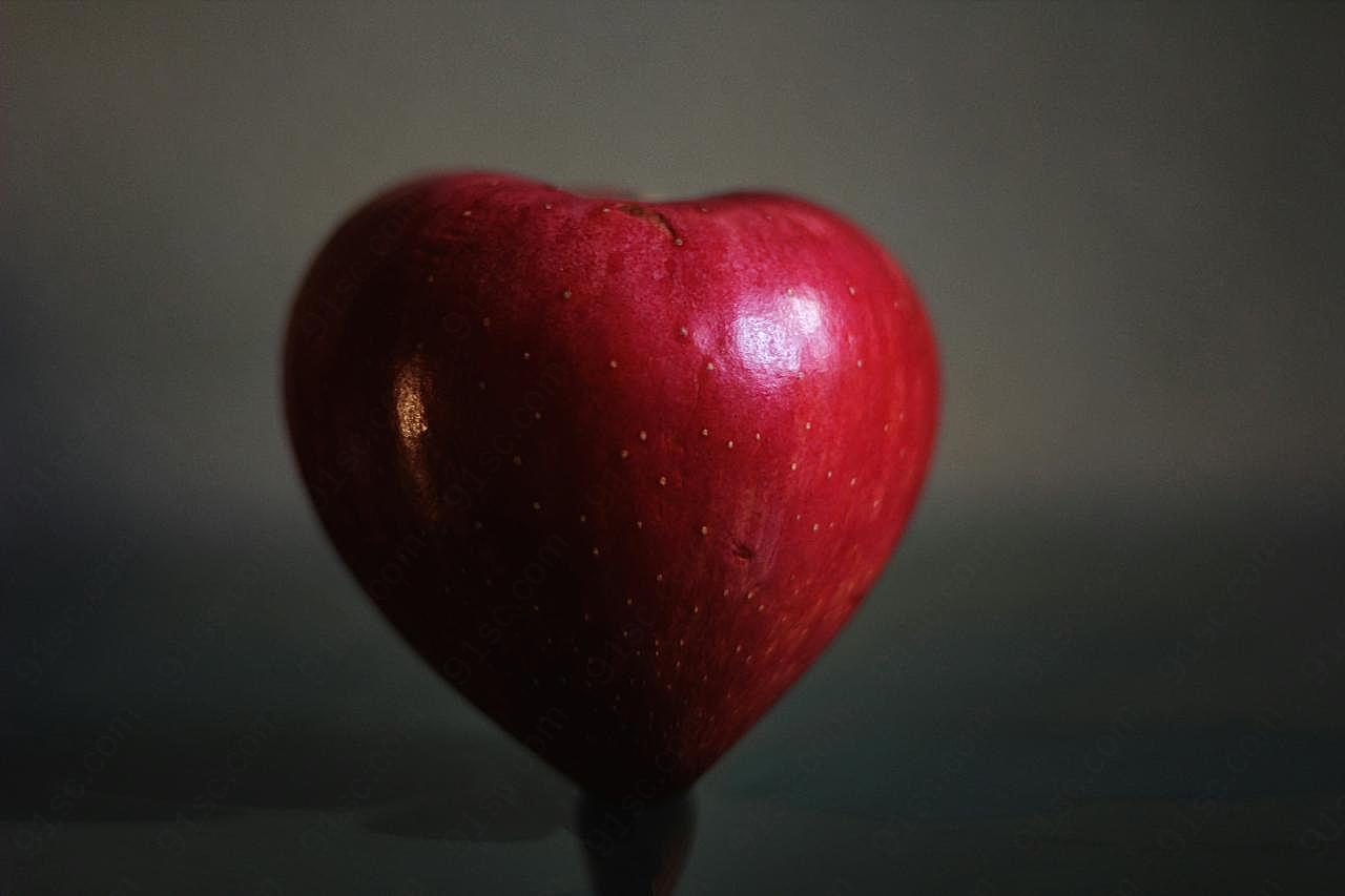 心形图片苹果