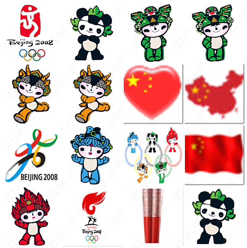 北京奥运福娃体育运动