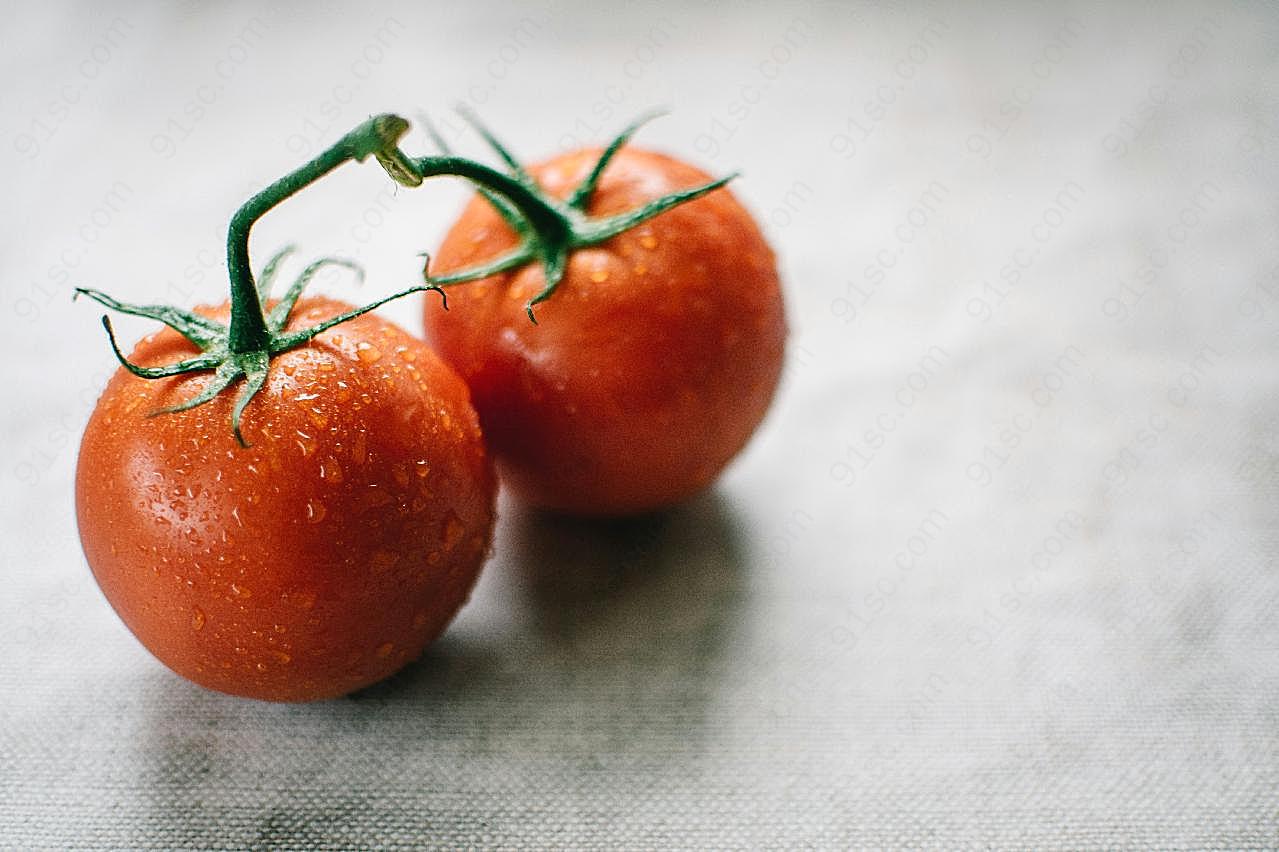 鲜红的西红柿图片摄影高清