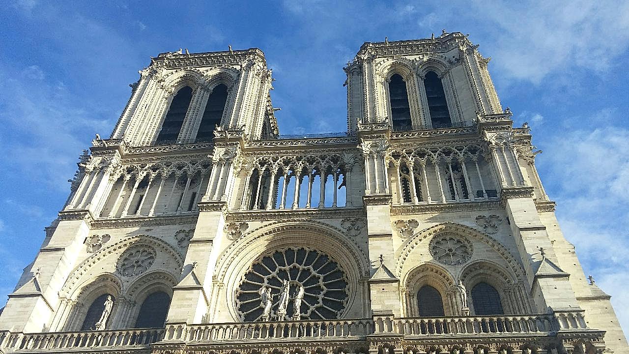 法国巴黎圣母院图片特色建筑