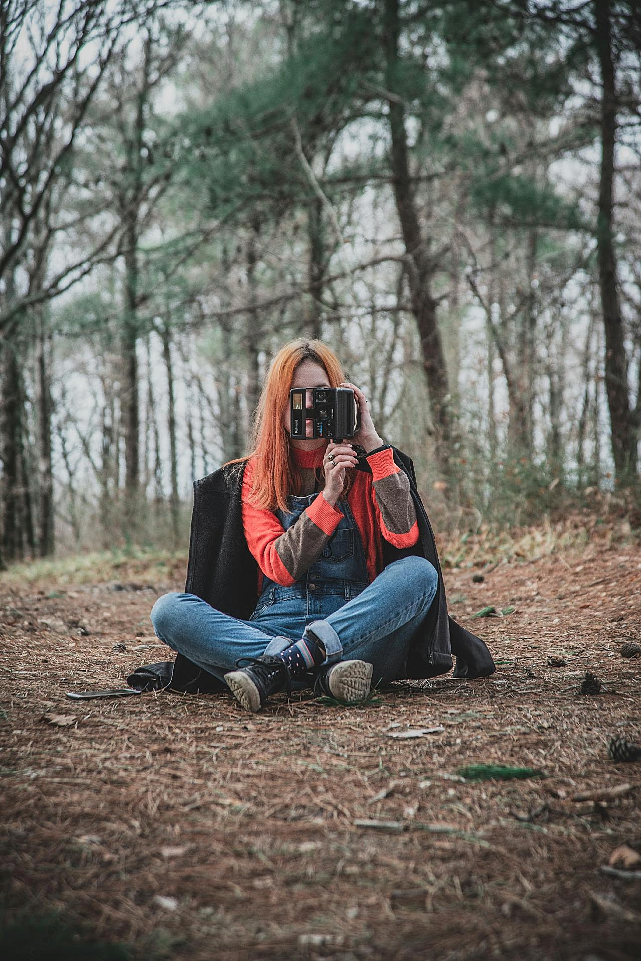 户外摄影美女艺术照高清