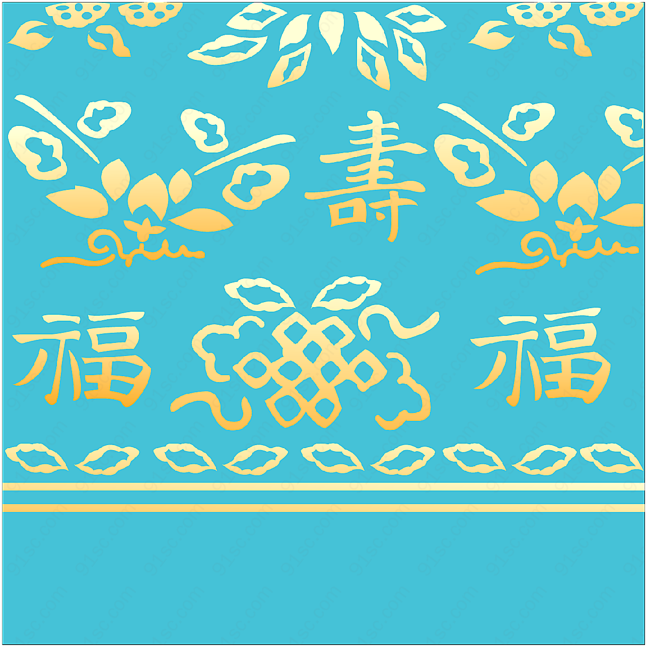 矢量中国古典富贵花纹图案2矢量传统文化
