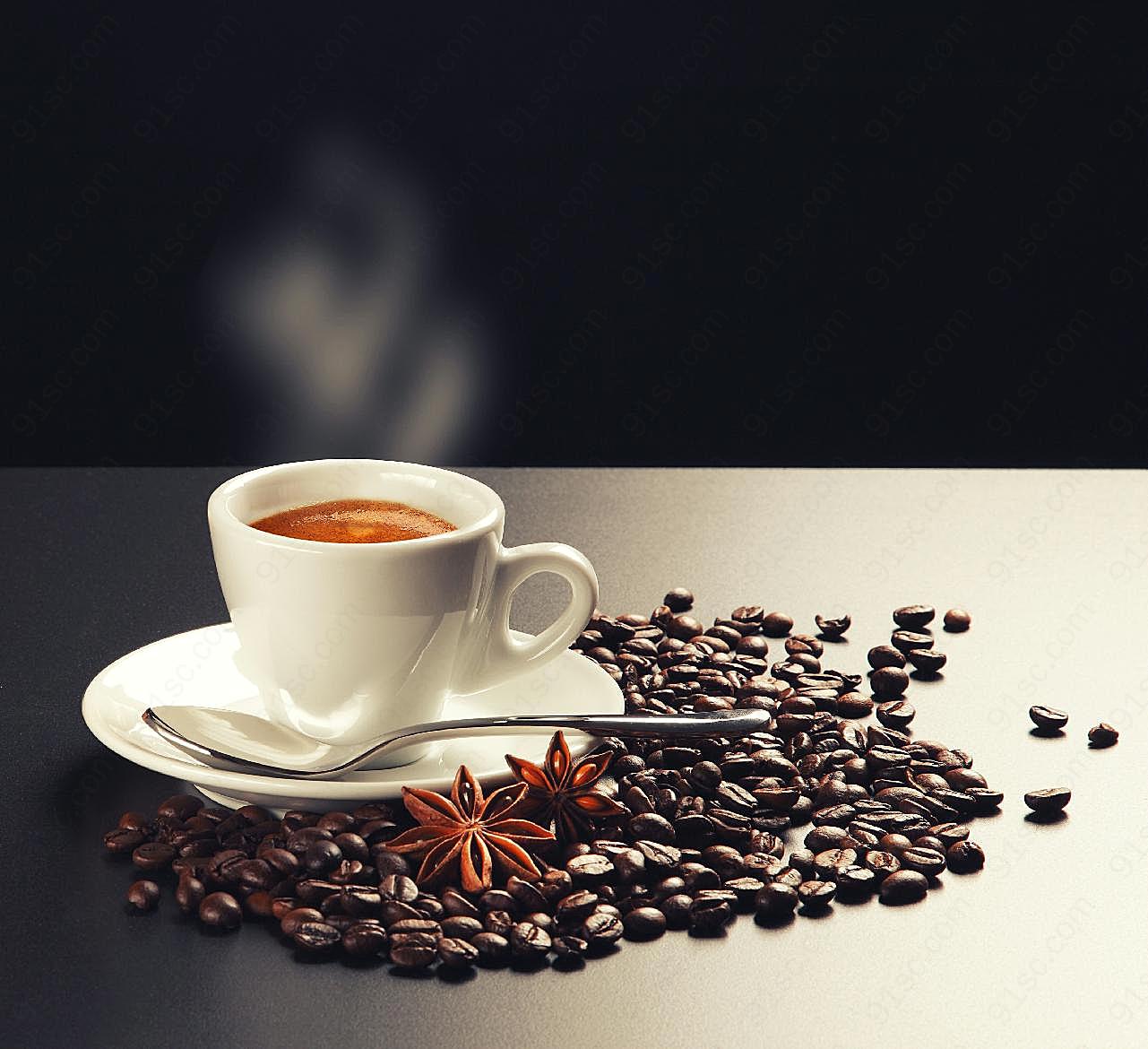 美味咖啡高清图片素材饮料