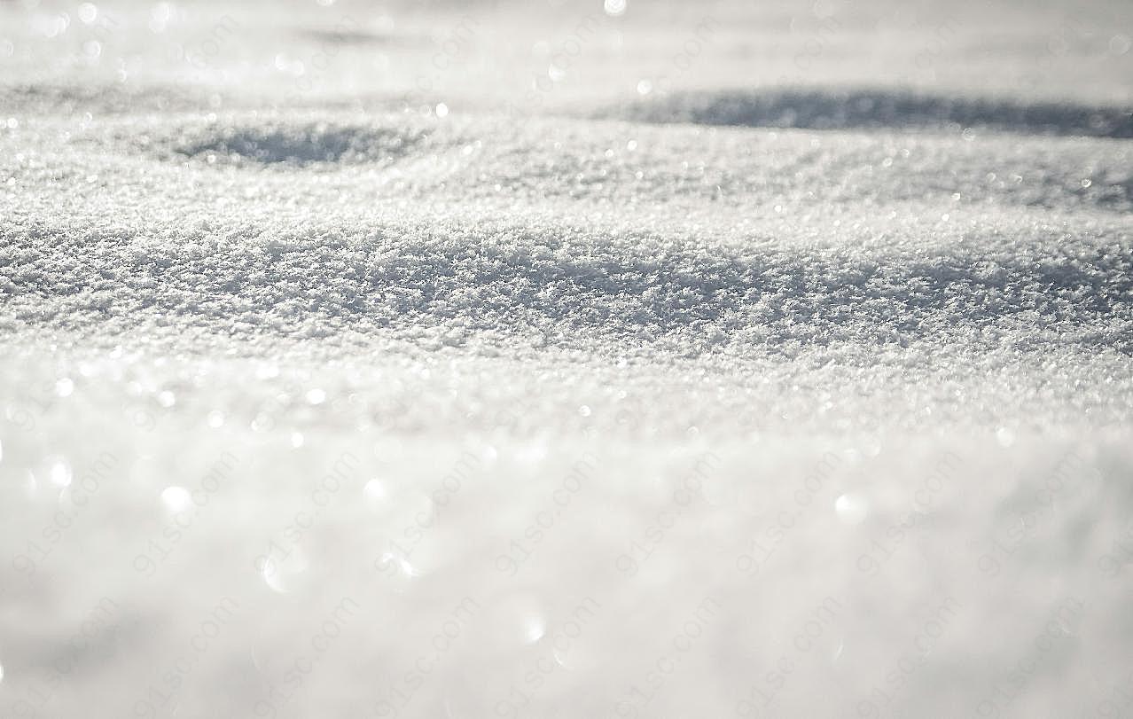 冬日雪地高清摄影