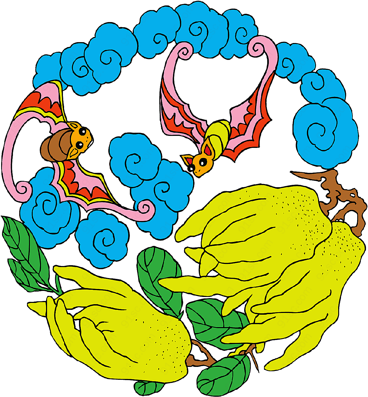 中国古典吉祥图案_83矢量传统文化