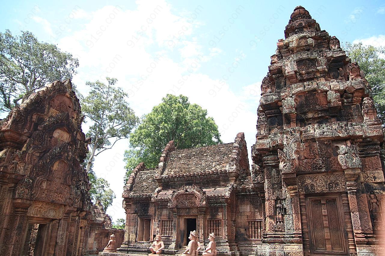 柬埔寨吴哥窟图片自然风景