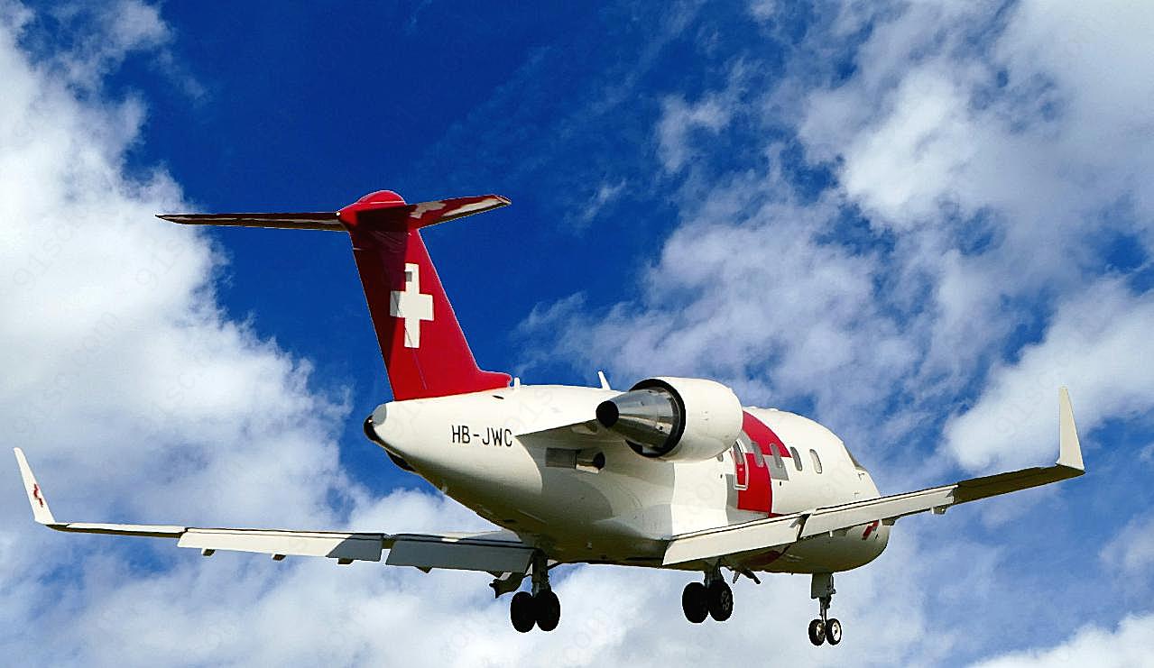 空中救援飞机图片交通工具