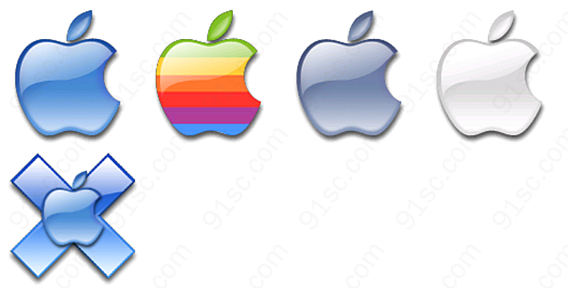 多彩apple苹果图标