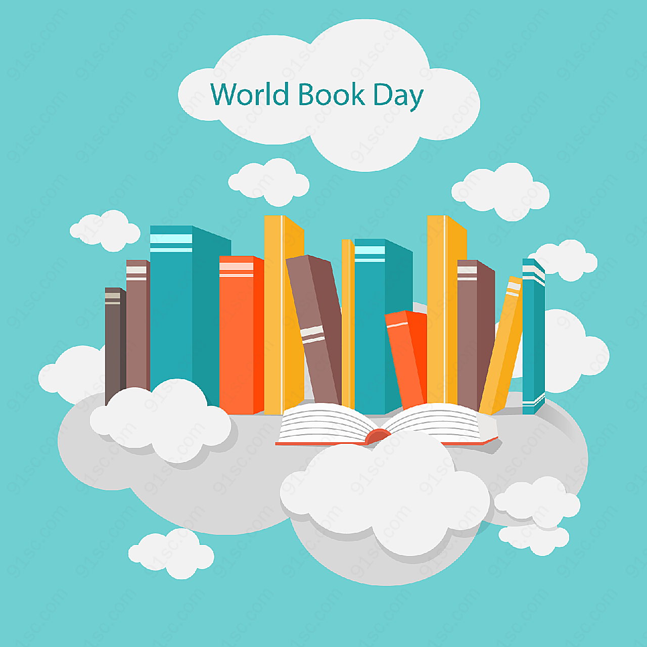 世界图书日其它其它其它矢量节日其它