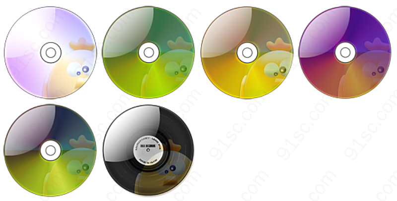 经典cd光盘硬件图标