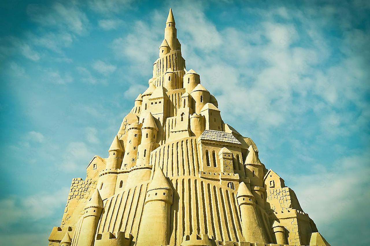 城堡沙雕图片民族工艺品