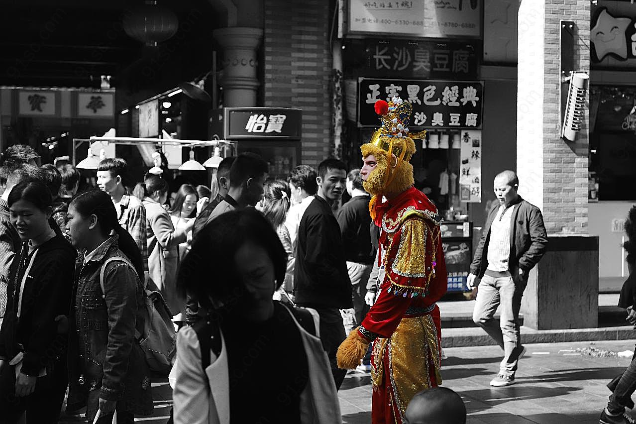 孙悟空cosplay图片高清摄影