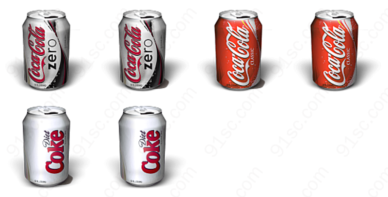 可口可乐罐电脑系列图标