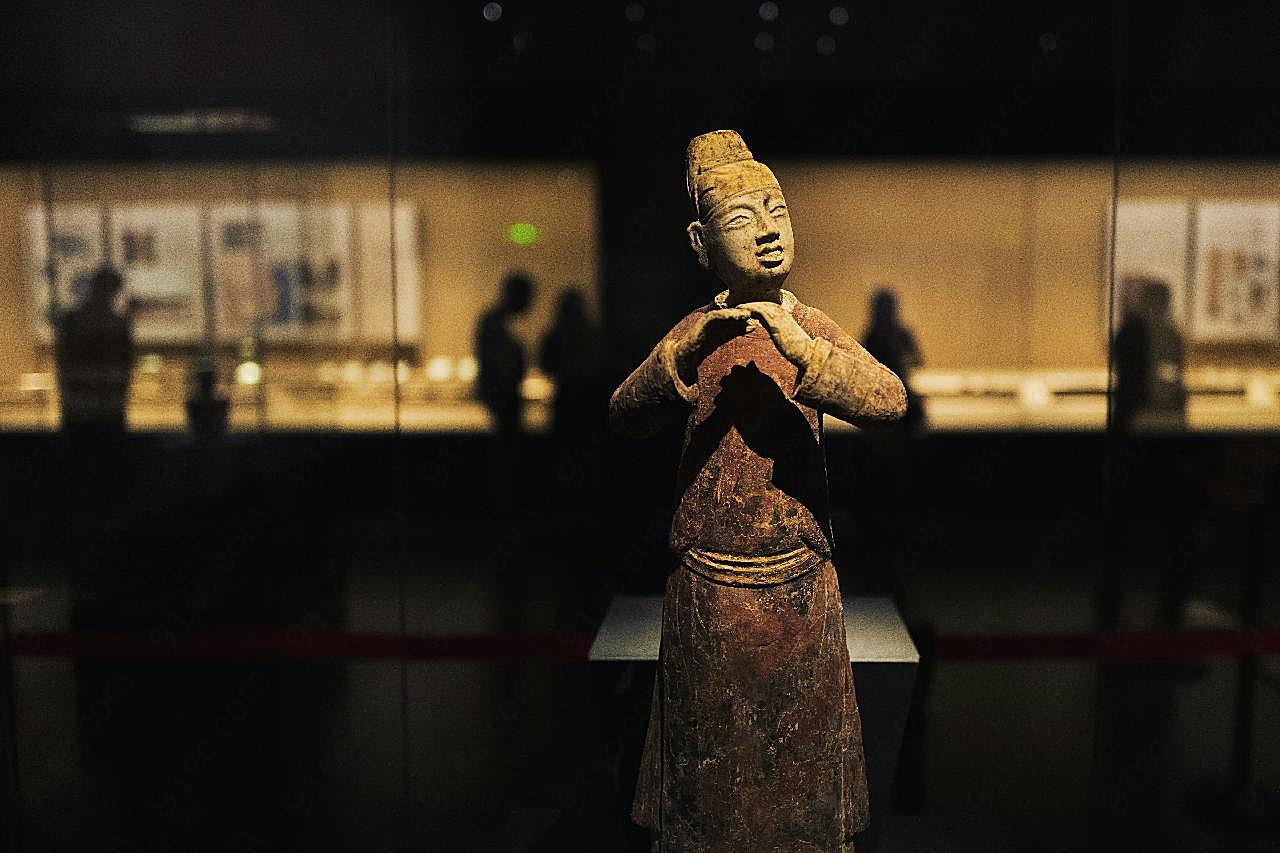 中国古代陶俑图片摄影高清