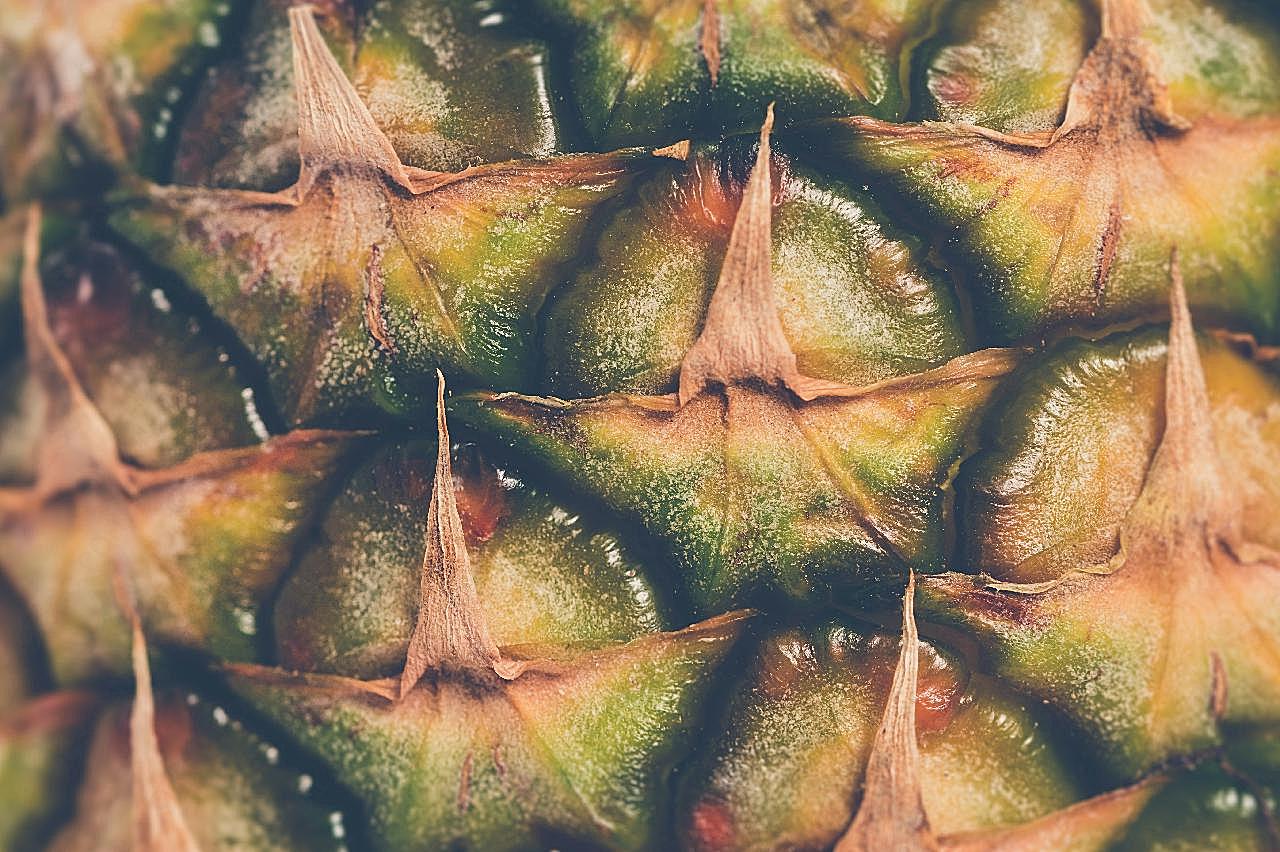菠萝表皮纹理背景图片食物背景