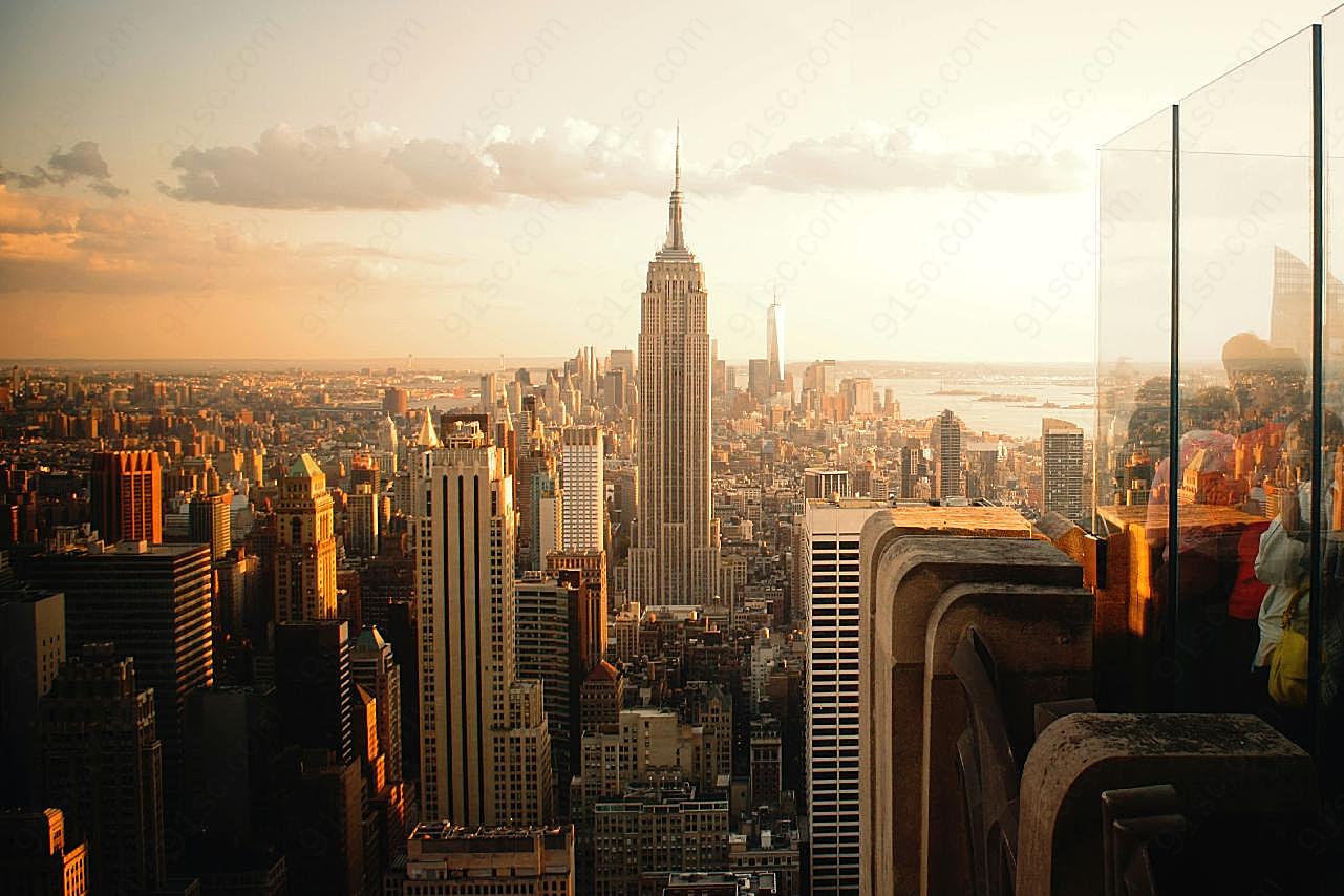 纽约摩天大楼图片现代建筑