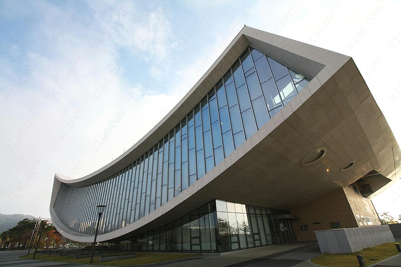 韩国世宗市图书馆图片特色建筑