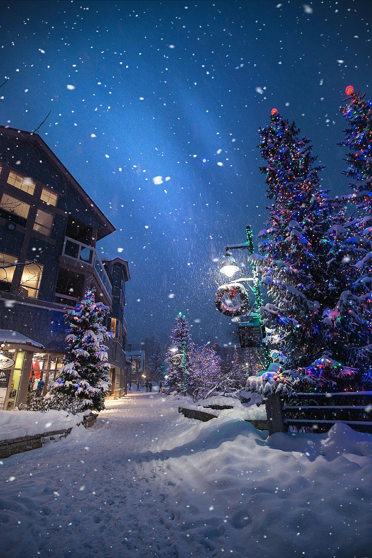 冬天雪景图片高清