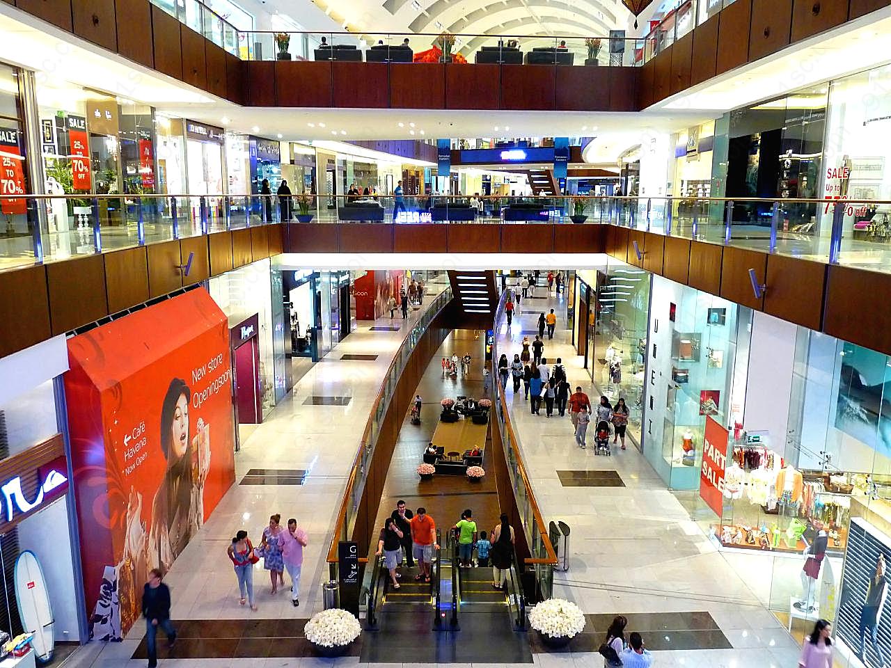 迪拜购物中心图片现代建筑