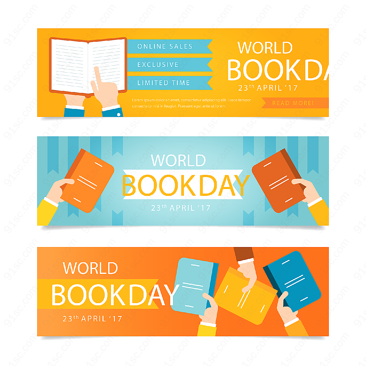 世界图书与版权日矢量节日其它