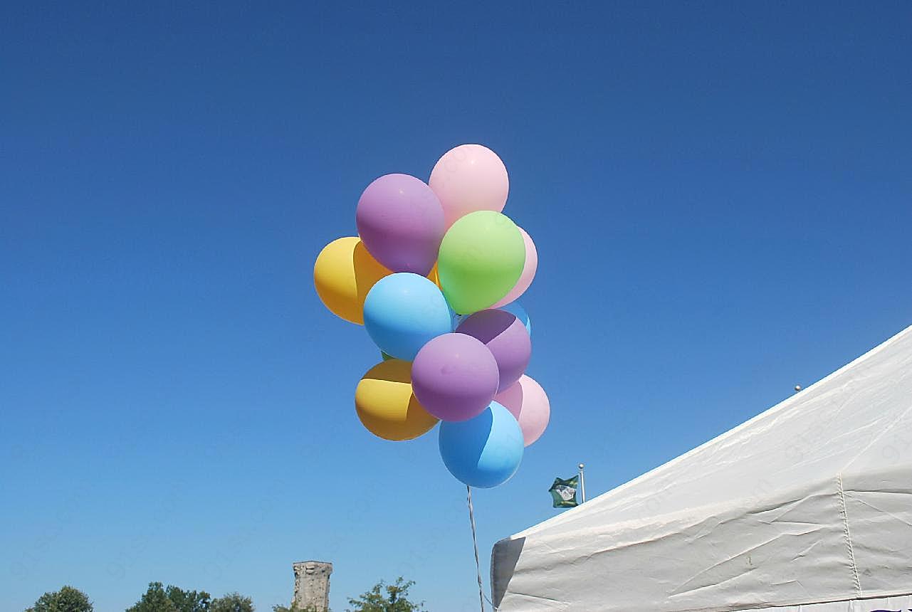 漂浮气球图片生活