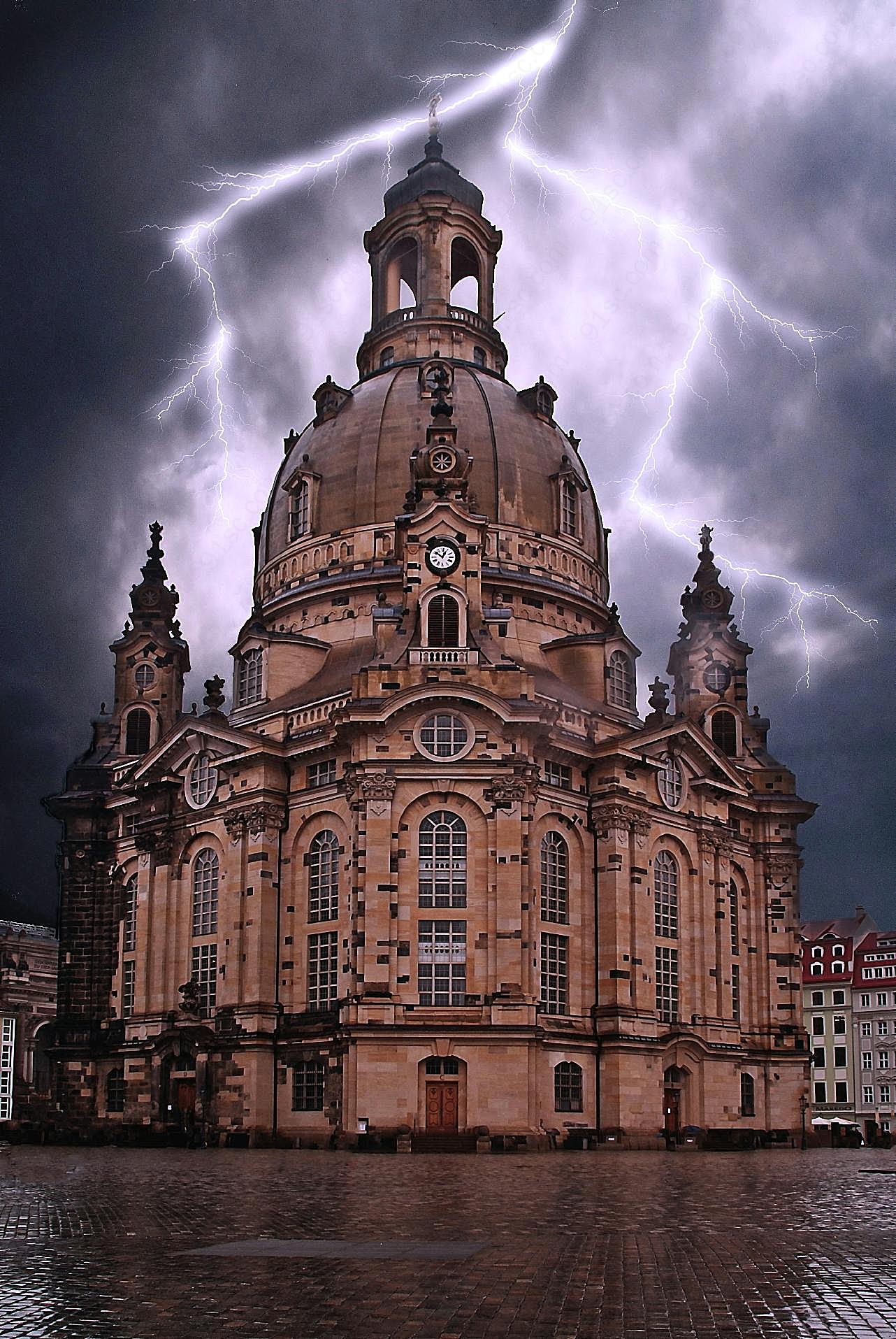 德累斯顿圣母教堂图片特色建筑