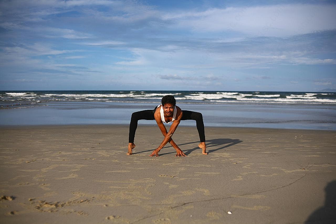 高难度瑜伽姿势图片文化摄影