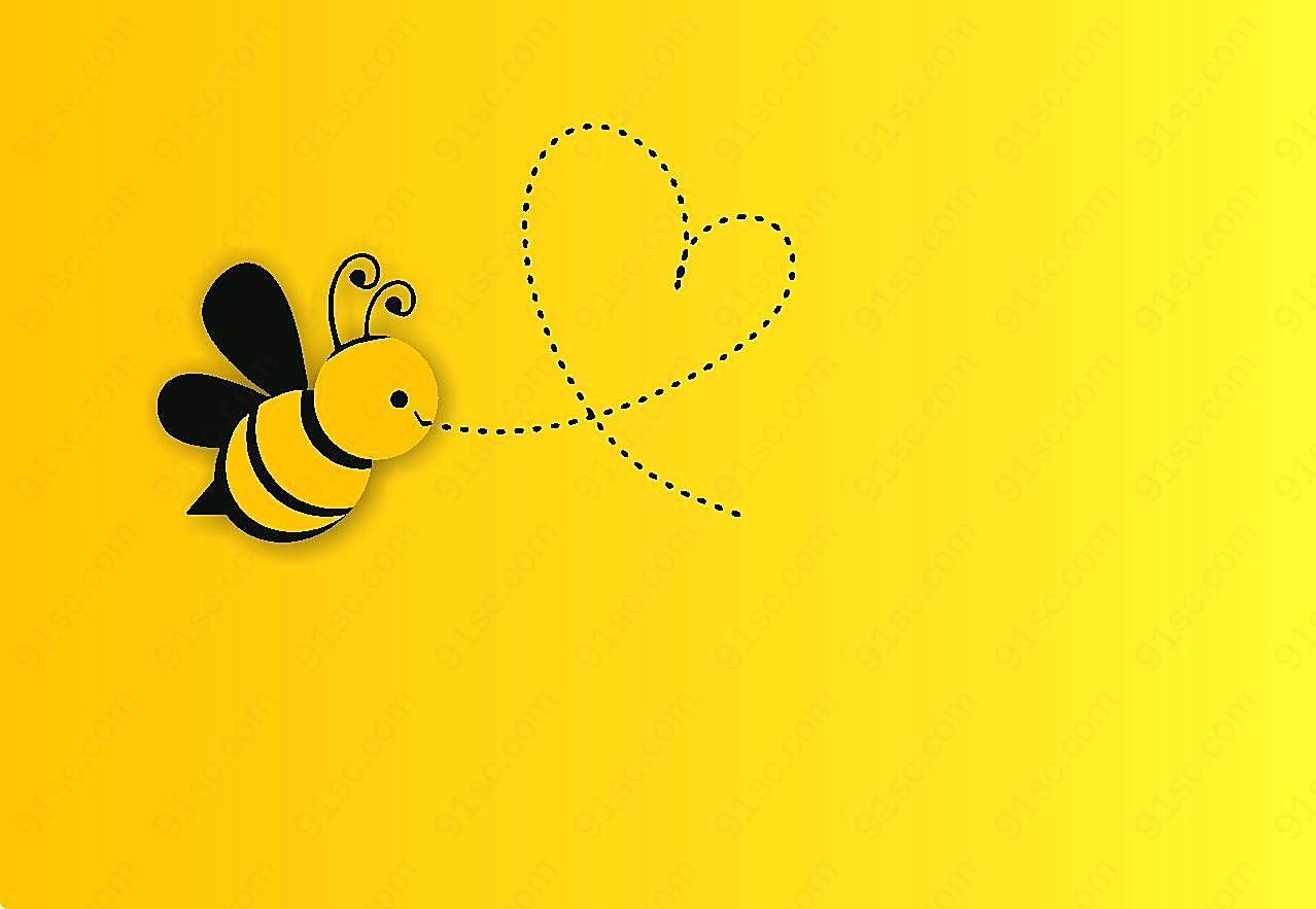 卡通蜜蜂高清