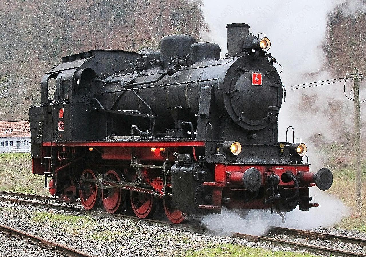 铁路蒸汽火车图片高清