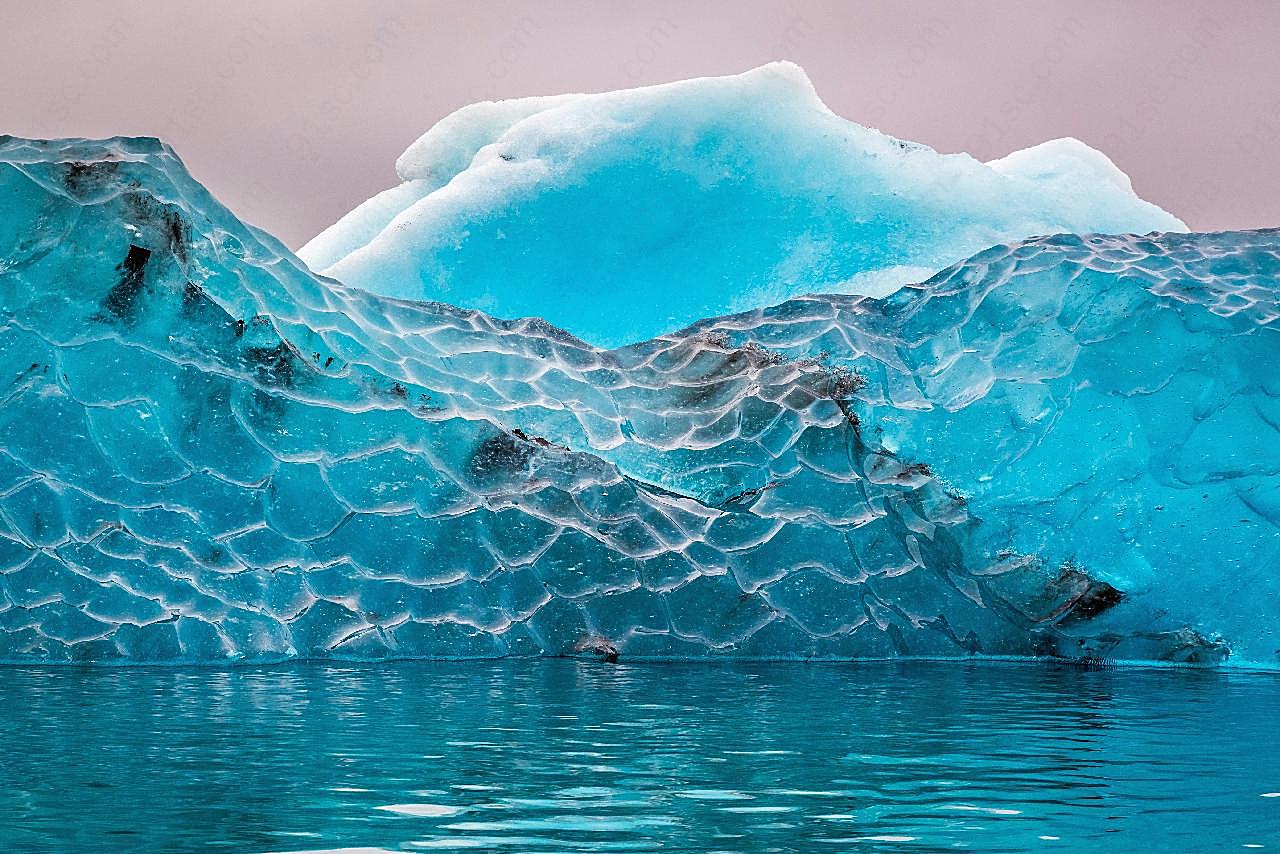 唯美冰山图片自然风景
