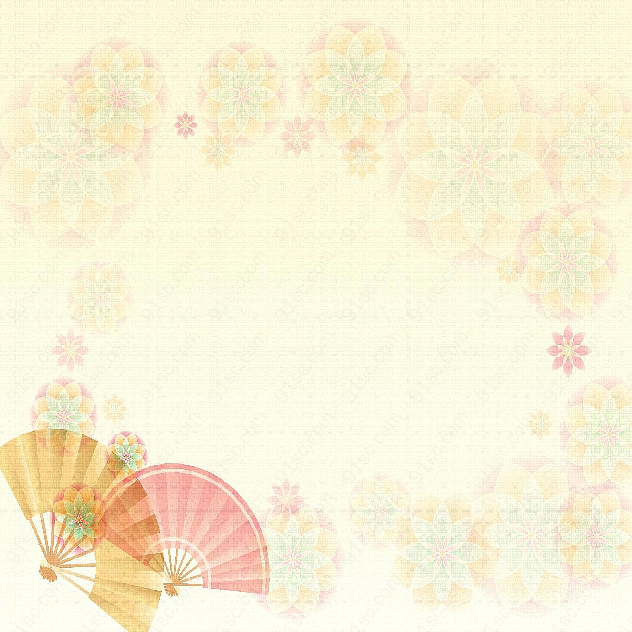 日系风格淡雅背景图片