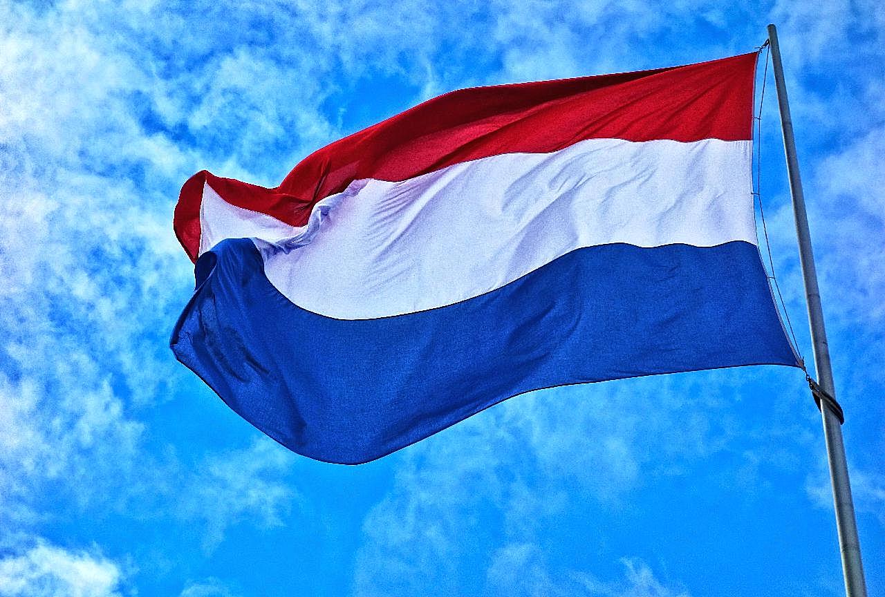 荷兰国旗图片刺绣图案