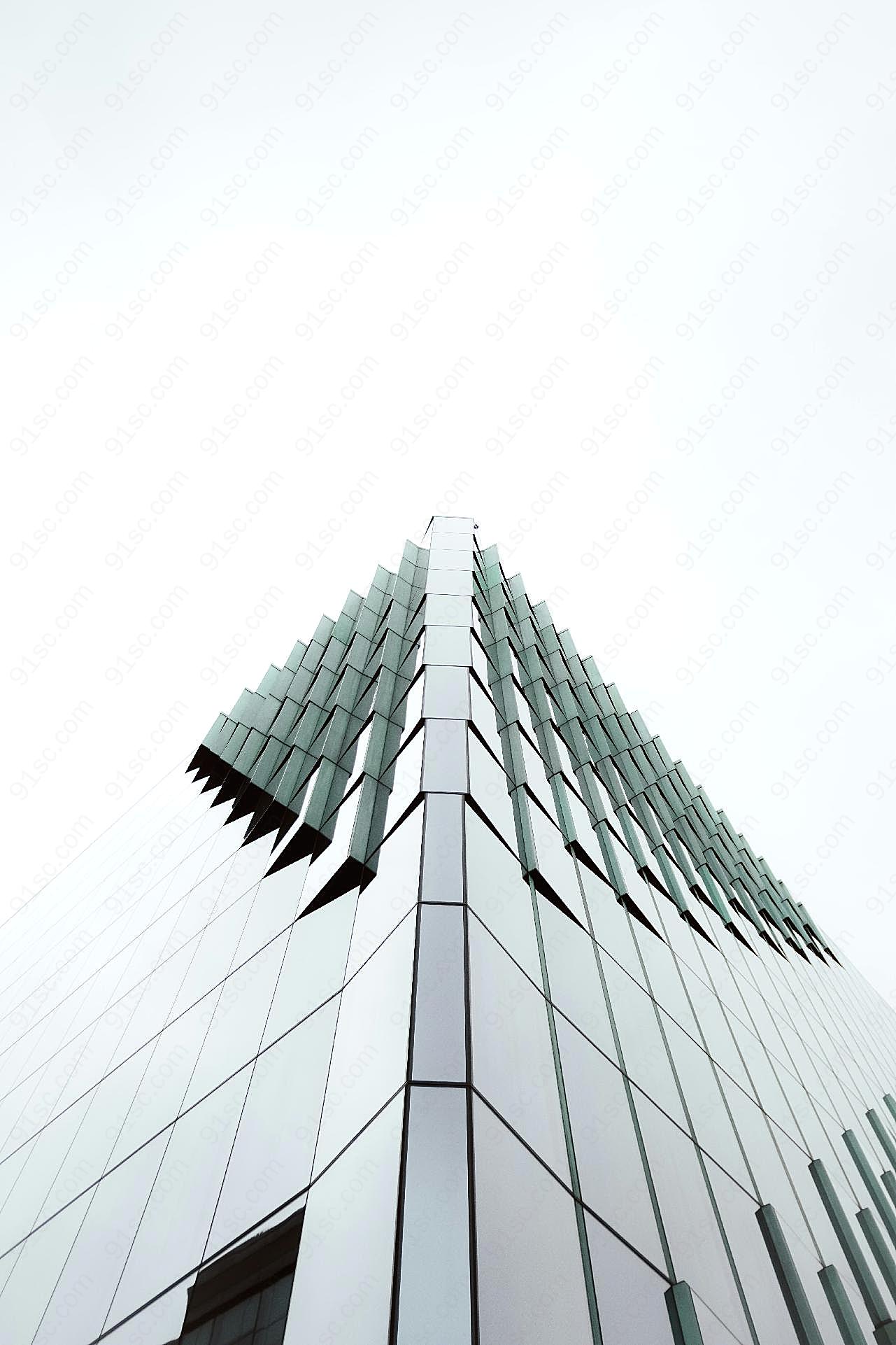 玻璃窗现代商务大楼图片现代建筑