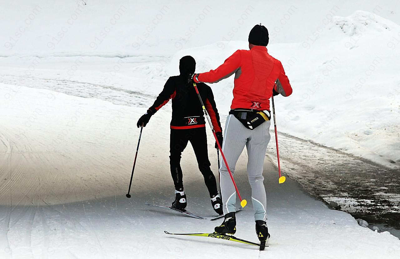 运动员项目图片滑雪