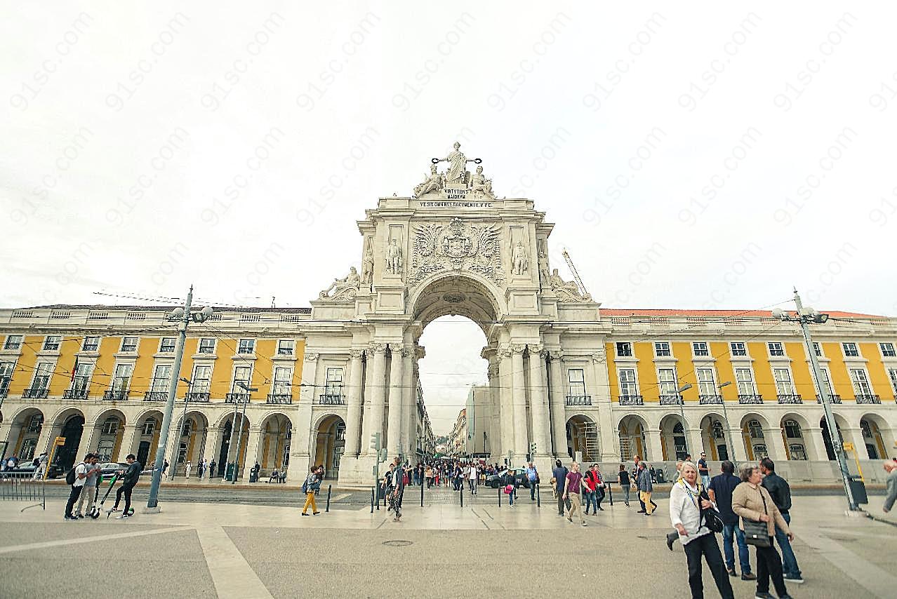 葡萄牙凯旋门广场图片特色建筑
