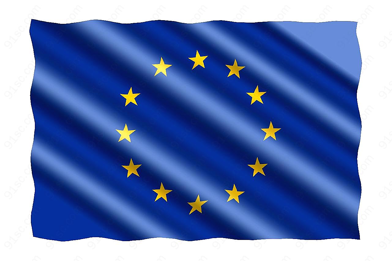 欧盟旗帜图片摄影高清